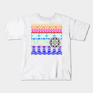 tribal aztec pattern ecopop Kids T-Shirt